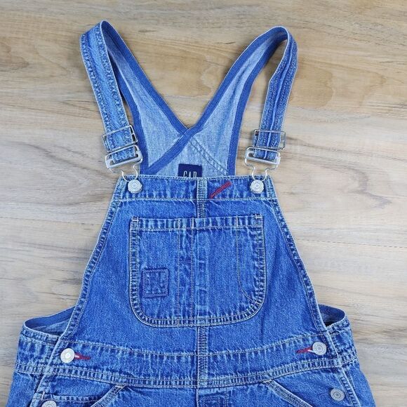 🔸️Vintage Gap Blue Denim Overalls XSmall - Picture 5 of 11